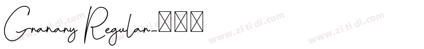 Granary Regular字体转换
